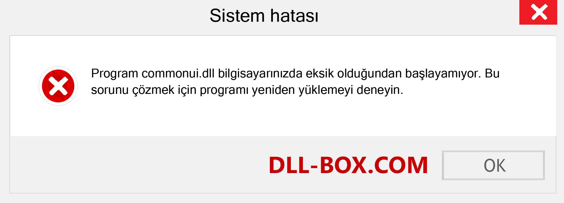 commonui.dll dosyası eksik mi? Windows 7, 8, 10 için İndirin - Windows'ta commonui dll Eksik Hatasını Düzeltin, fotoğraflar, resimler